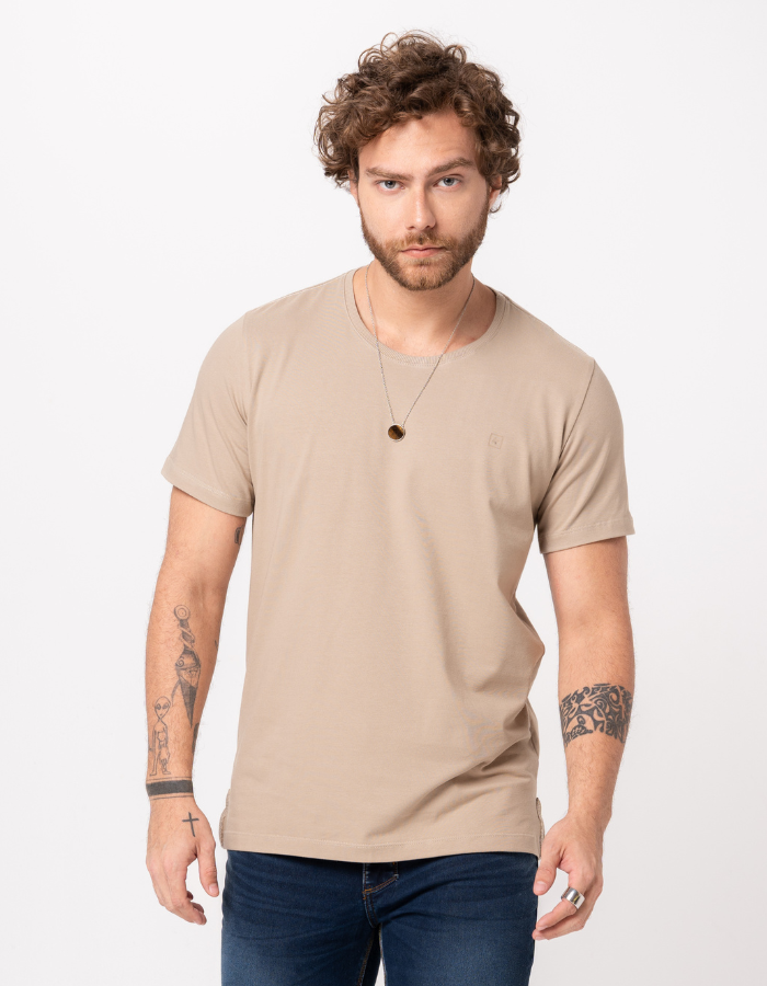 T-SHIRT BASIC CONFORT COTTON FENDA SILK