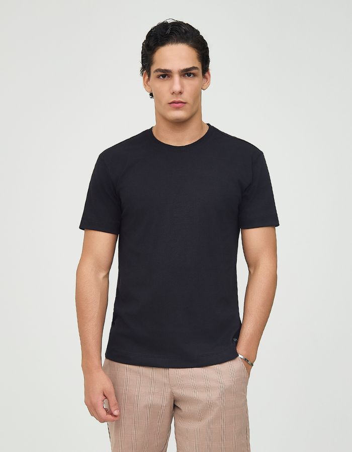 CAMISETA REGULAR LISA SUEDINE