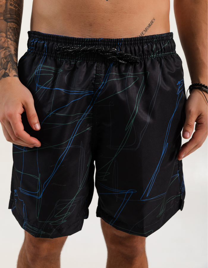 SHORTS SUMMER RABISCO RAIO