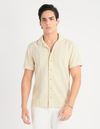 CAMISA MANGA CURTA TRICO JACQUARD