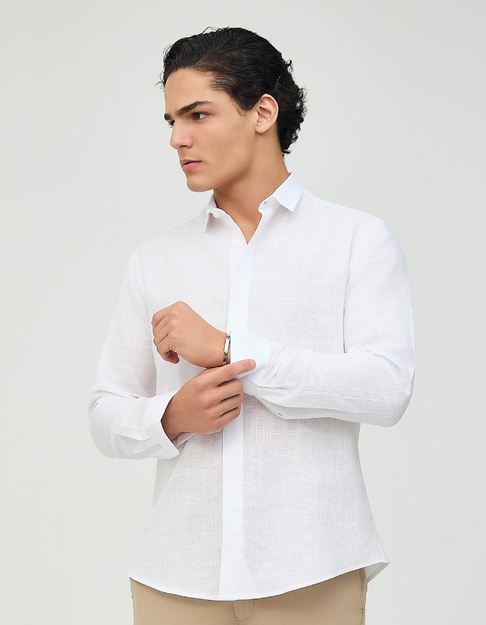 CAMISA MANGA LONGA LISA LEVON I