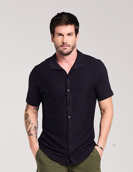 CAMISA MANGA CURTA DE MALHA