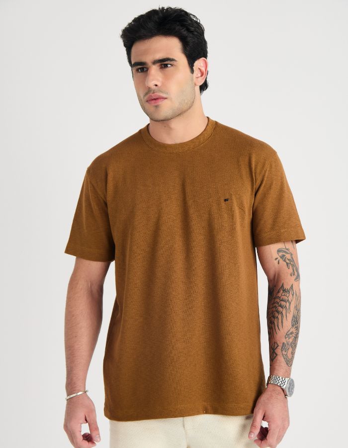 CAMISETA MANGA CURTA LISA FASHION