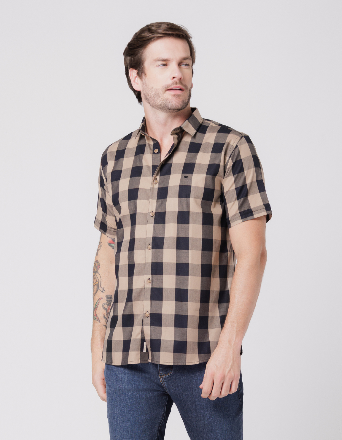 CAMISA MANGA CURTA XADREZ II