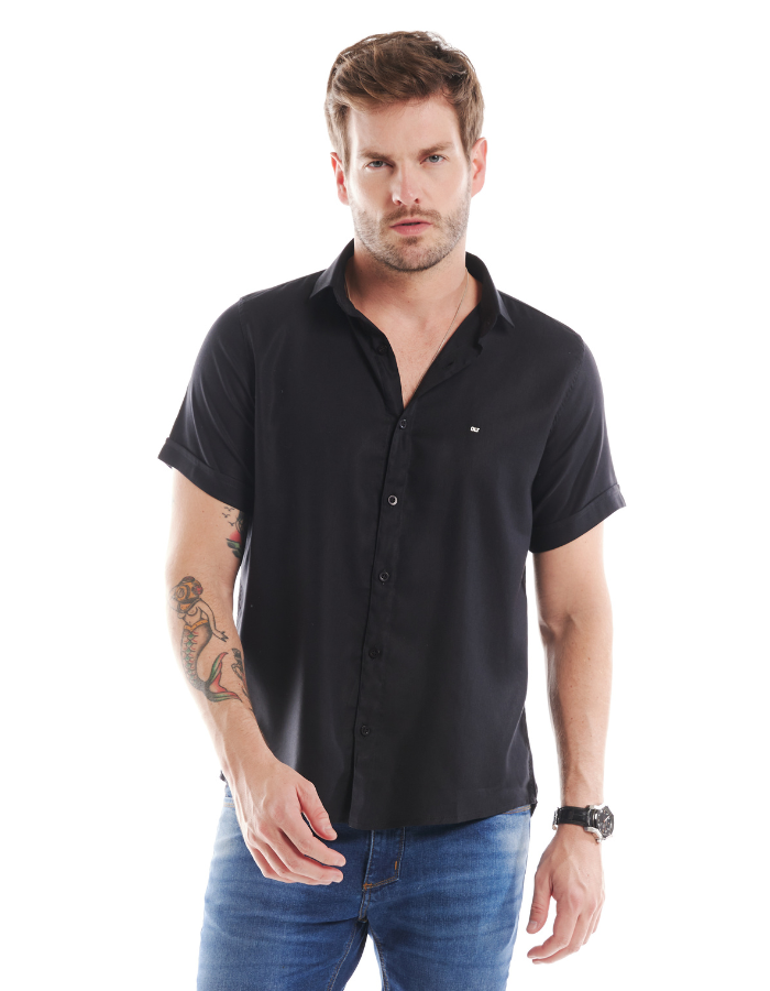 CAMISA DIF M/C PALA COSTA COM PREGA