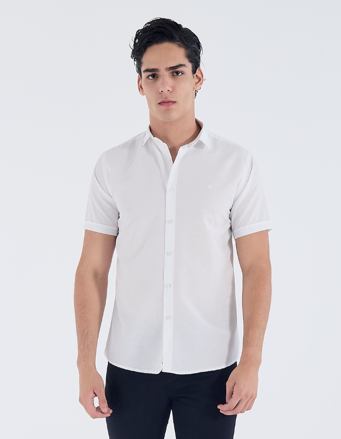 CAMISA DIF M/C BASIC LISA- PASSA FACIL