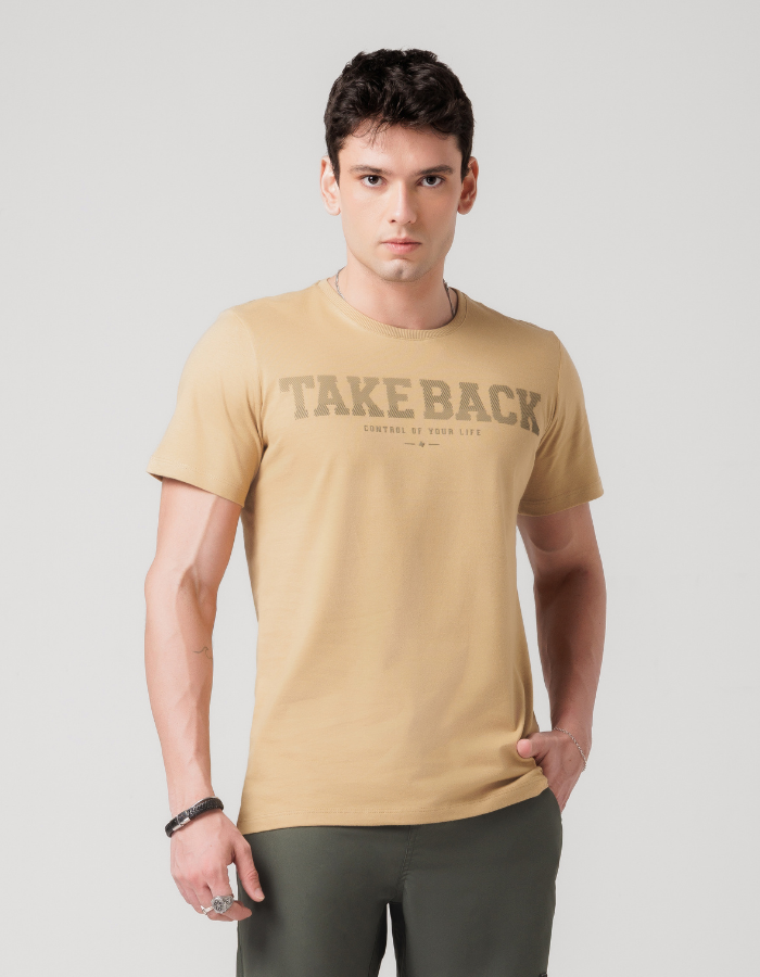 CAMISETA MANGA CURTA ESTAMPADA ESSENCE