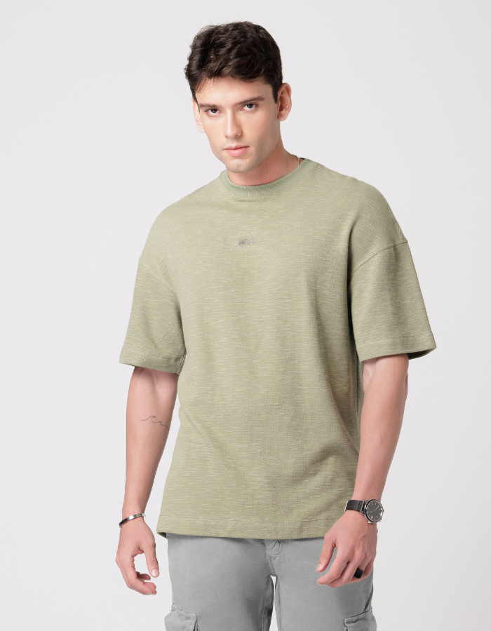 CAMISETA OVERSIZED TEXTURIZADA SWEAT