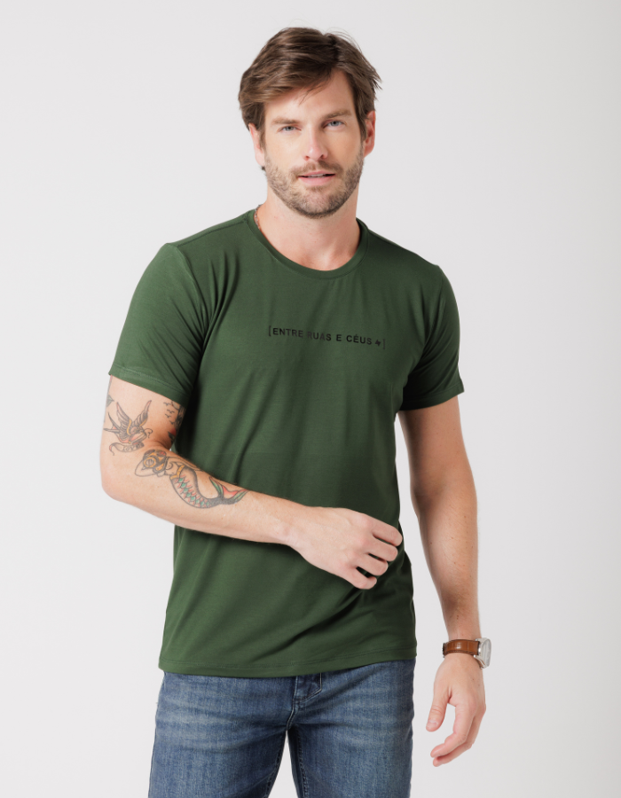 CAMISETA MANGA CURTA ESTAMPADA PREMIUM