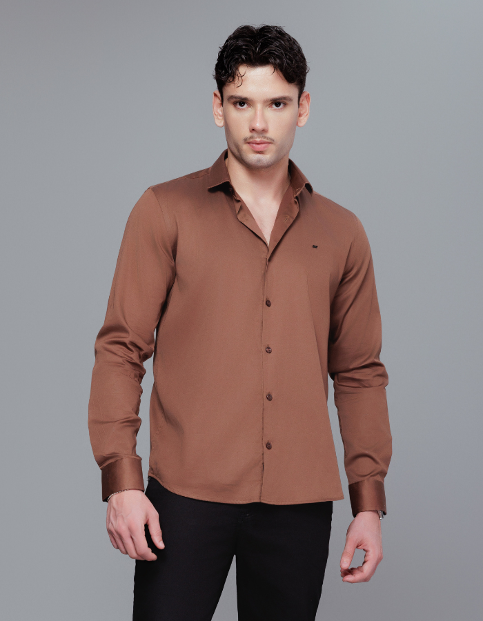 CAMISA MANGA LONGA LISA COTTON I