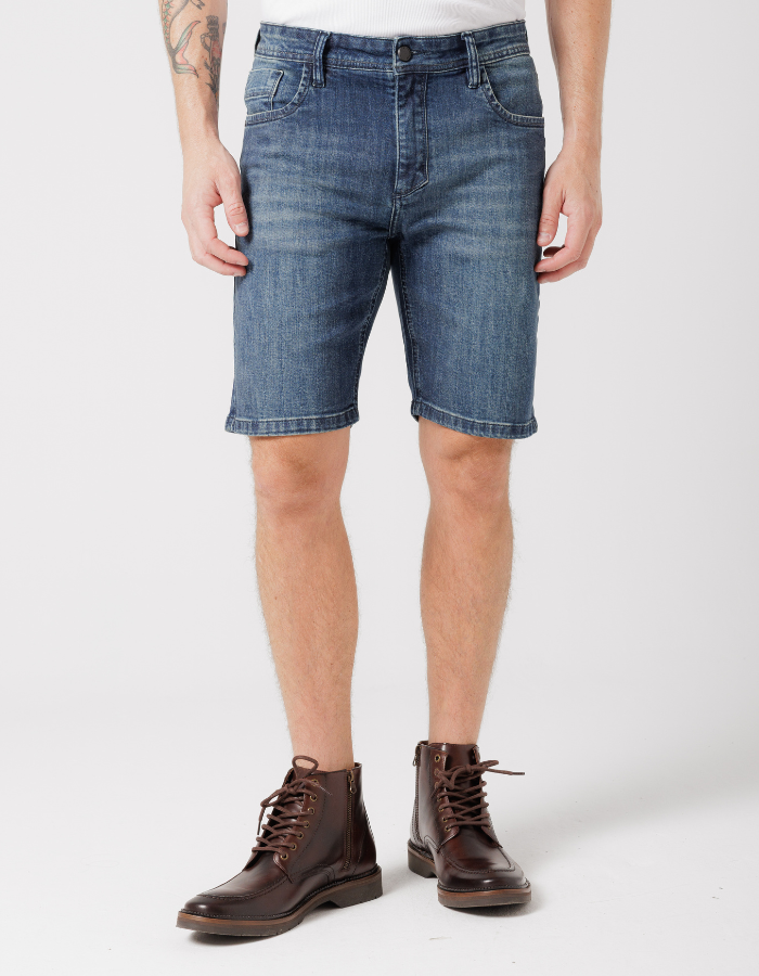 BERMUDA JEANS LISO