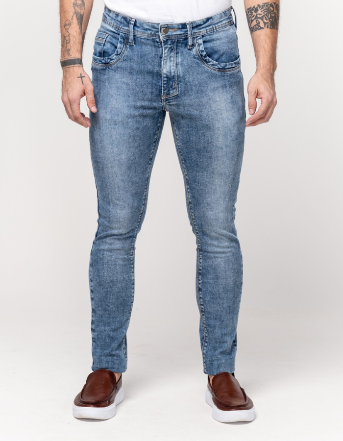 CALÇA JEANS SKINNY