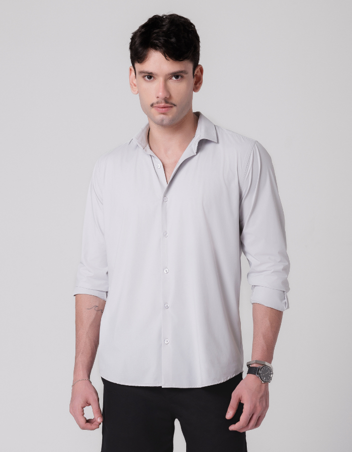CAMISA MANGA LONGA DE MALHA