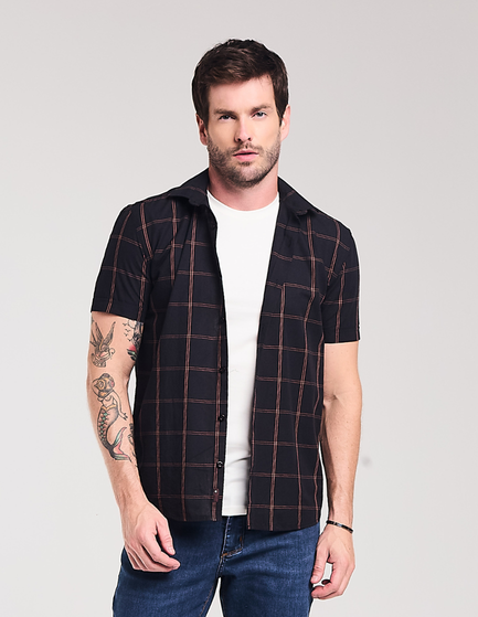 CAMISA MANGA CURTA XADREZ LAPS III