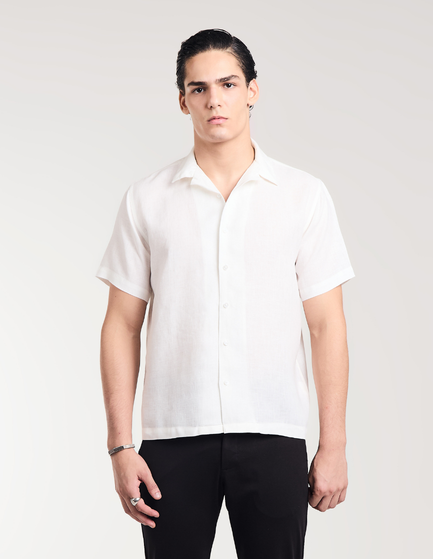 CAMISA MANGA CURTA LINHO