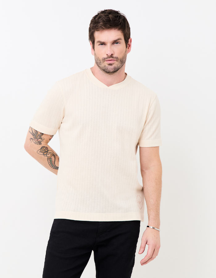 CAMISETA MANGA CURTA TRICOT SUNNY