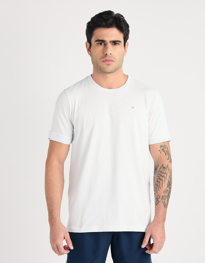 CAMISETA MANGA CURTA LISA COTTON