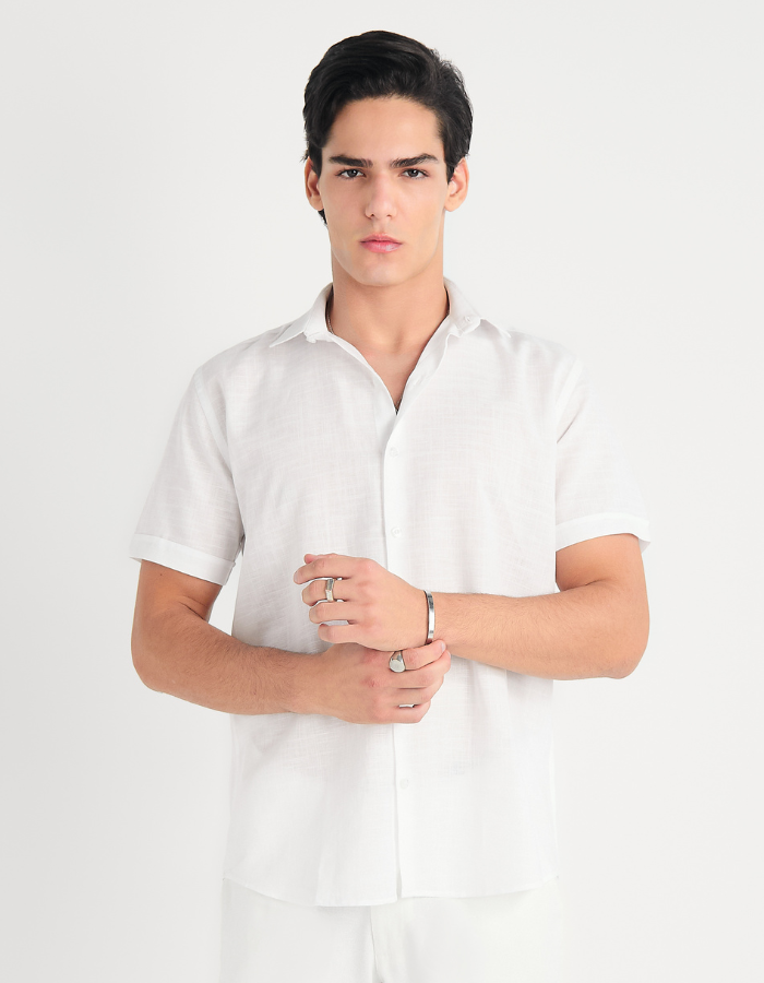 CAMISA MANGA CURTA LISA LEVON III