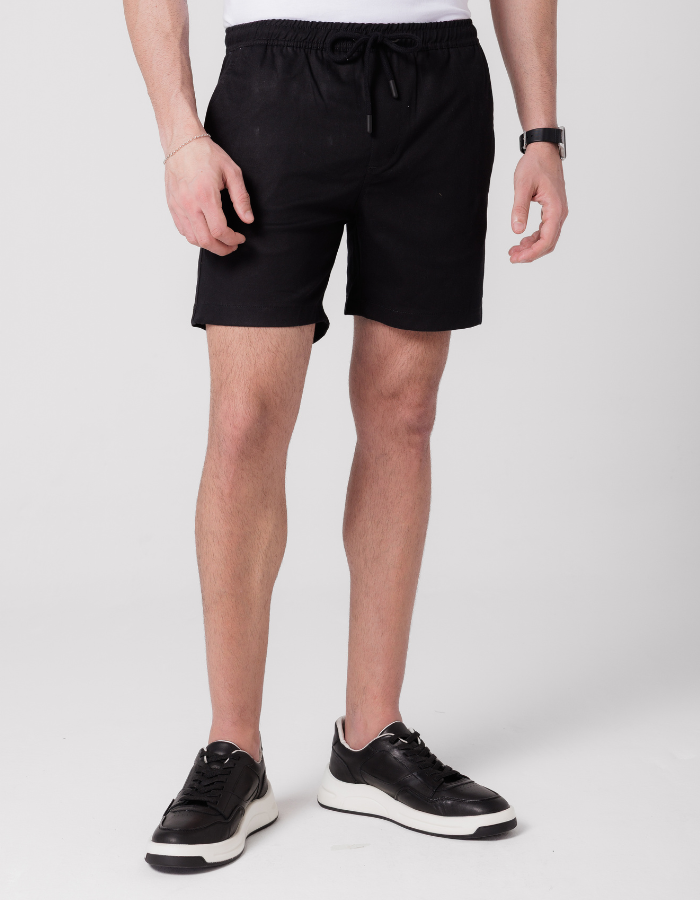 SHORT CURTO ALFAIATARIA LINHO