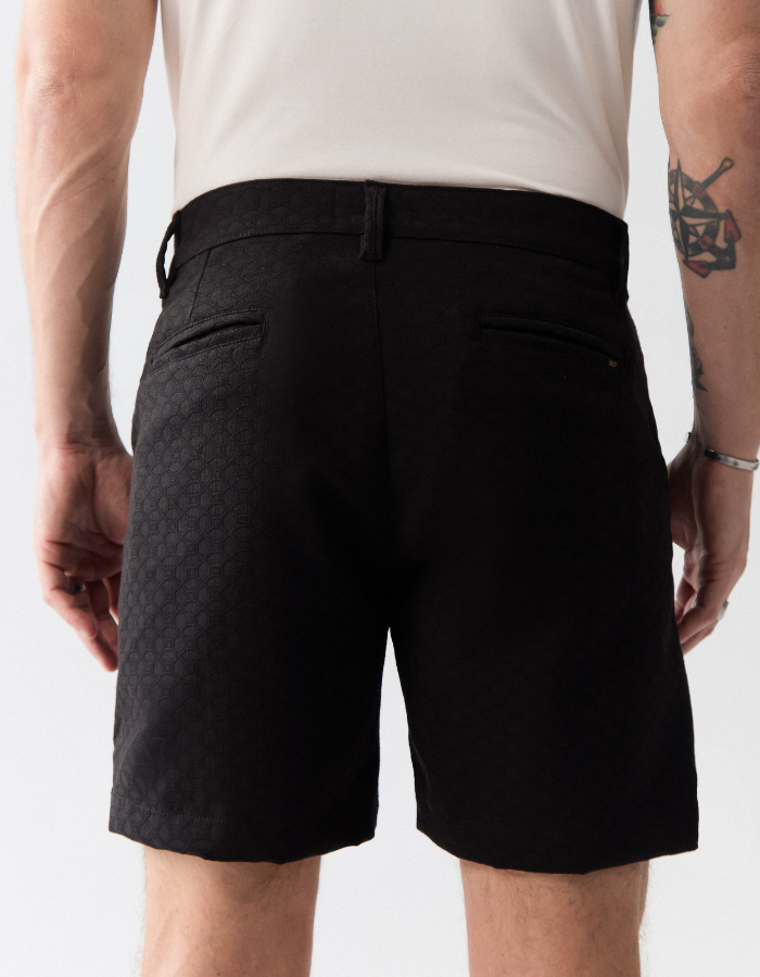 BERMUDA ALFAIATARIA LISO JACQUARD I