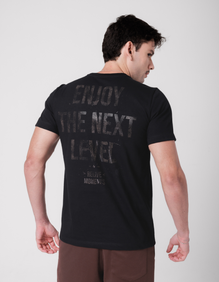 CAMISETA MANGA CURTA ESTAMPADA ESSENCE