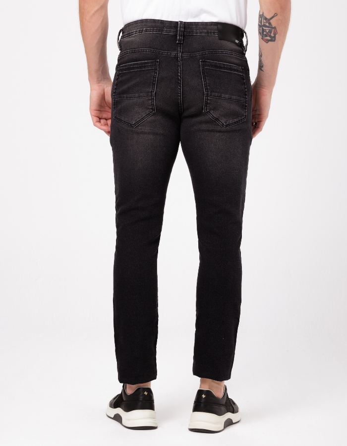 CALÇA JEANS SLIM BLACK