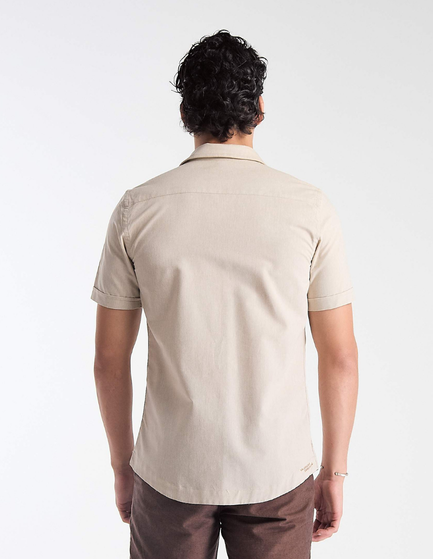 CAMISA MANGA CURTA LISA PANA IV