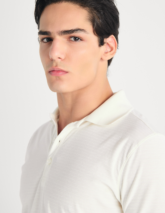 POLO MANGA CURTA LISA MOCK