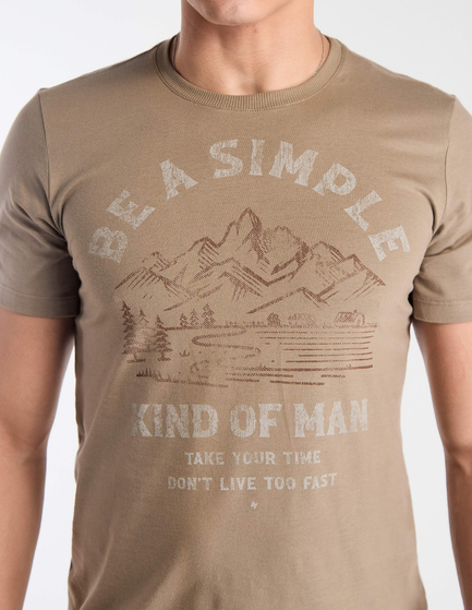 CAMISETA MANGA CURTA ESTAMPADA ESSENCE