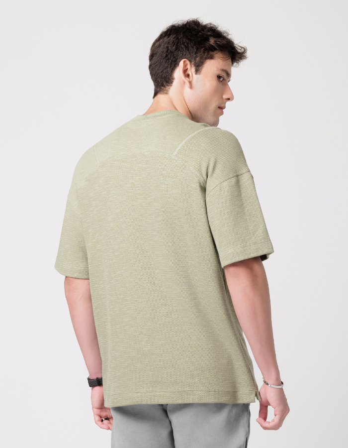 CAMISETA OVERSIZED TEXTURIZADA SWEAT