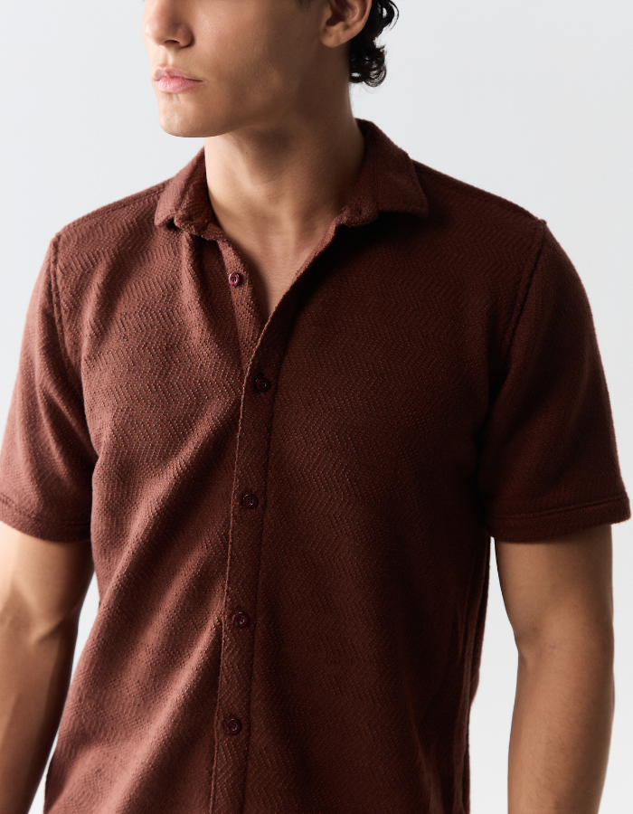 CAMISA MANGA CURTA TRICOT NATIVE