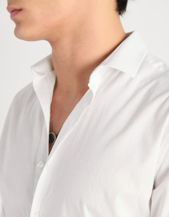 CAMISA MANGA LONGA LISA CACAU