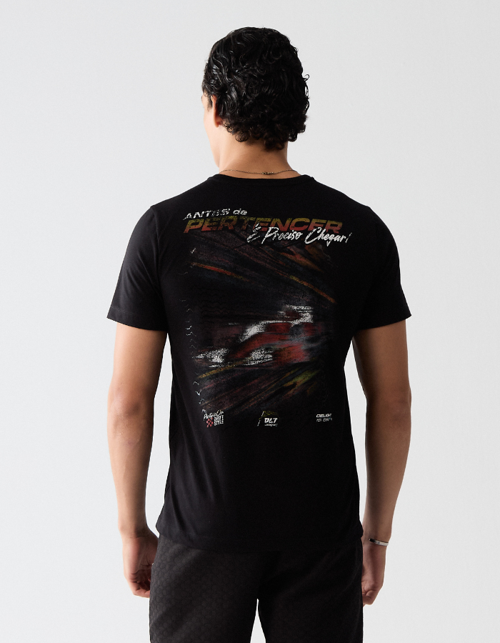 CAMISETA MANGA CURTA ESTAMPADA ESSENCE