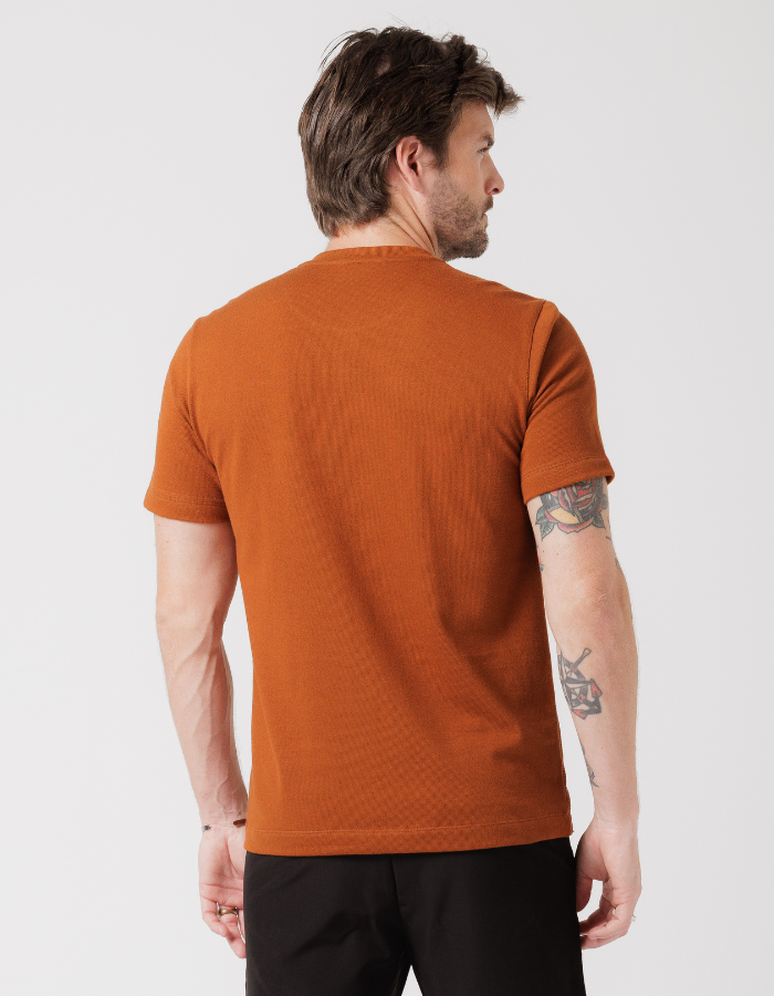 CAMISETA MANGA CURTA TEXTURIZADO