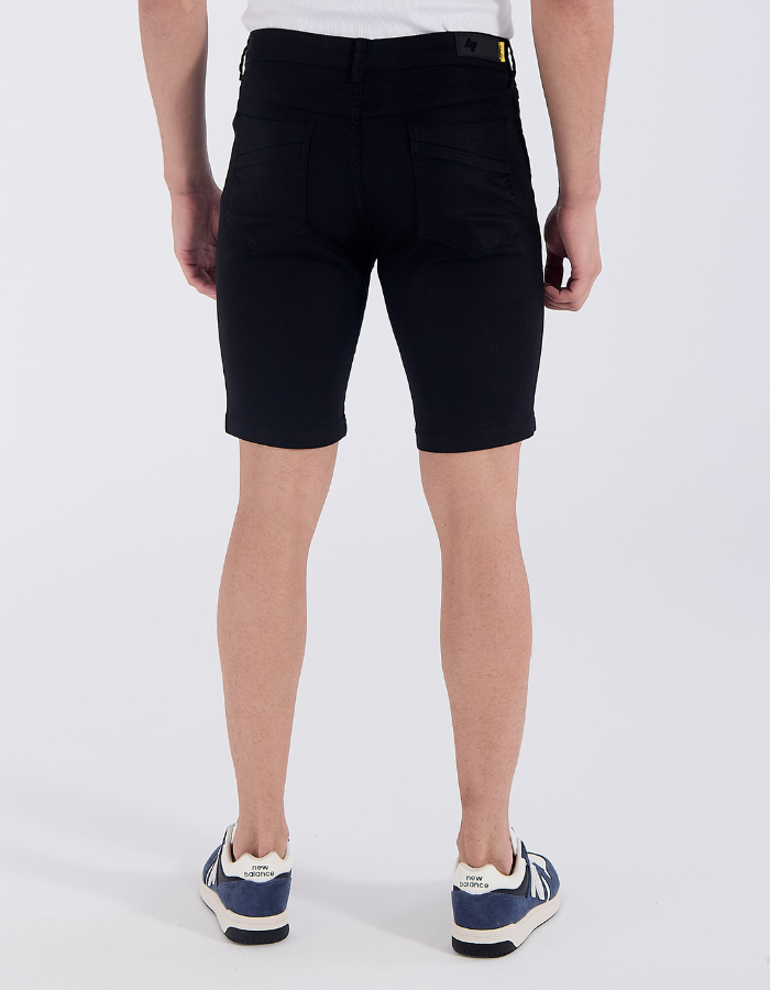 BERMUDA BASIC SARJA BLACK