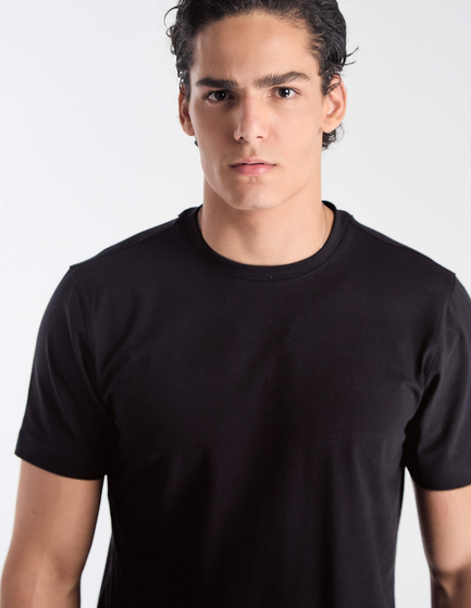 CAMISETA MANGA CURTA LISA COTTON PIMA