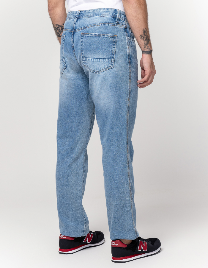 CALÇA JEANS RETA