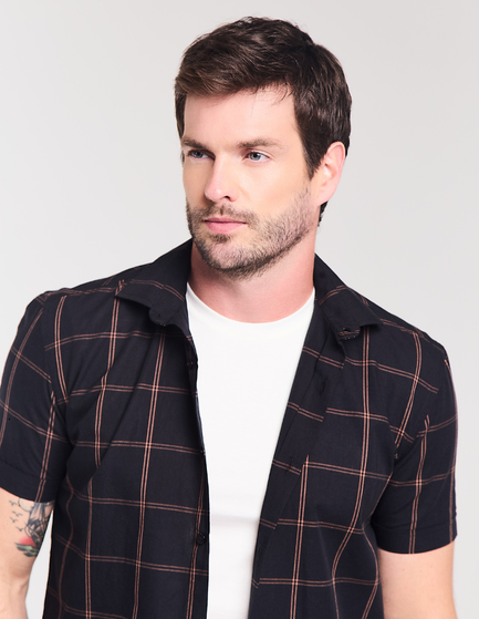 CAMISA MANGA CURTA XADREZ LAPS III