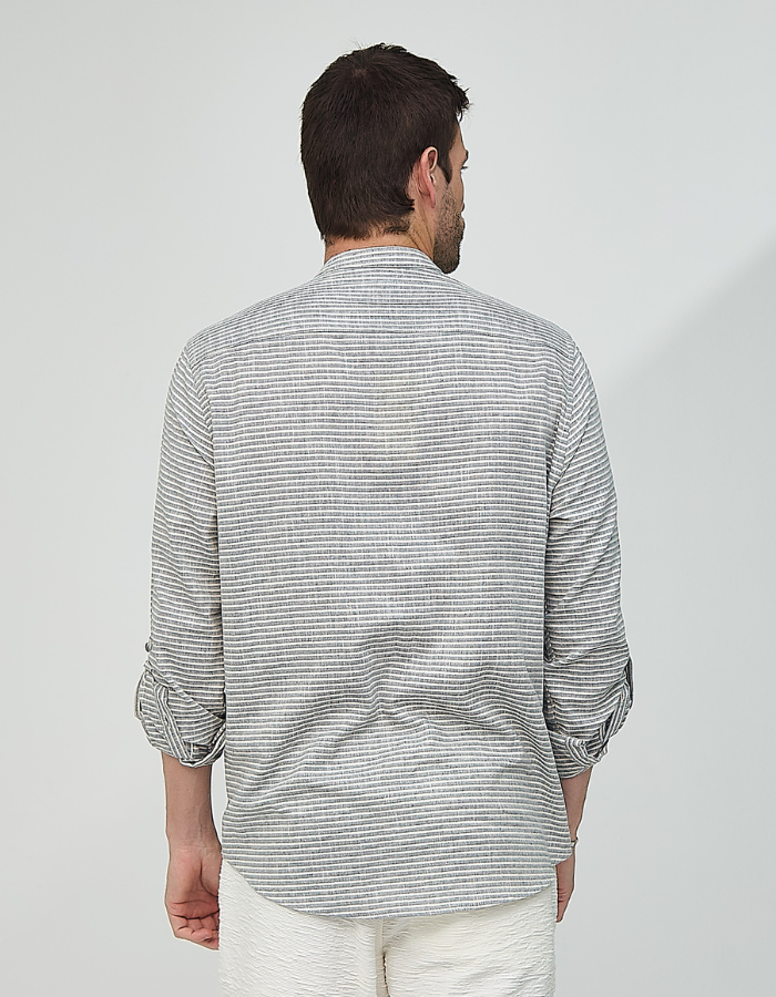 CAMISA MANGA LONGA LISTRADA SANTORINI