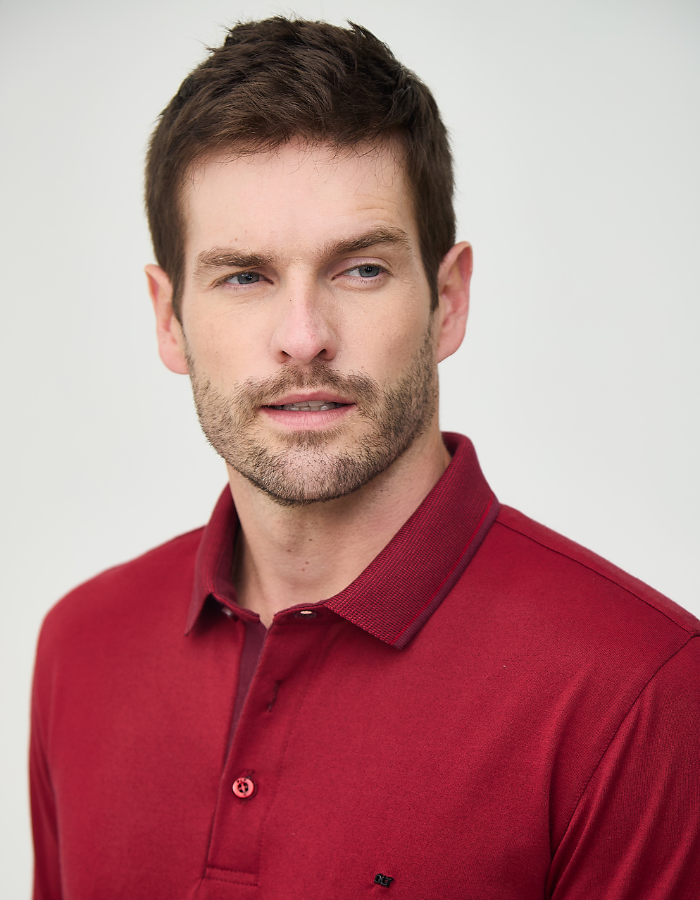 POLO MANGA CURTA LISA LIGHT