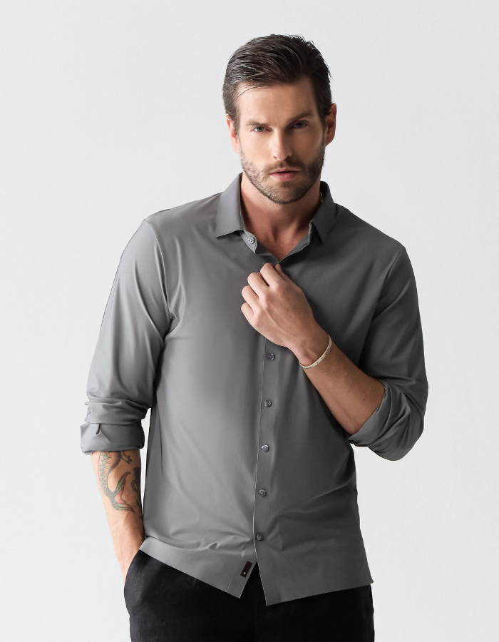 CAMISA MANGA LONGA DE MALHA