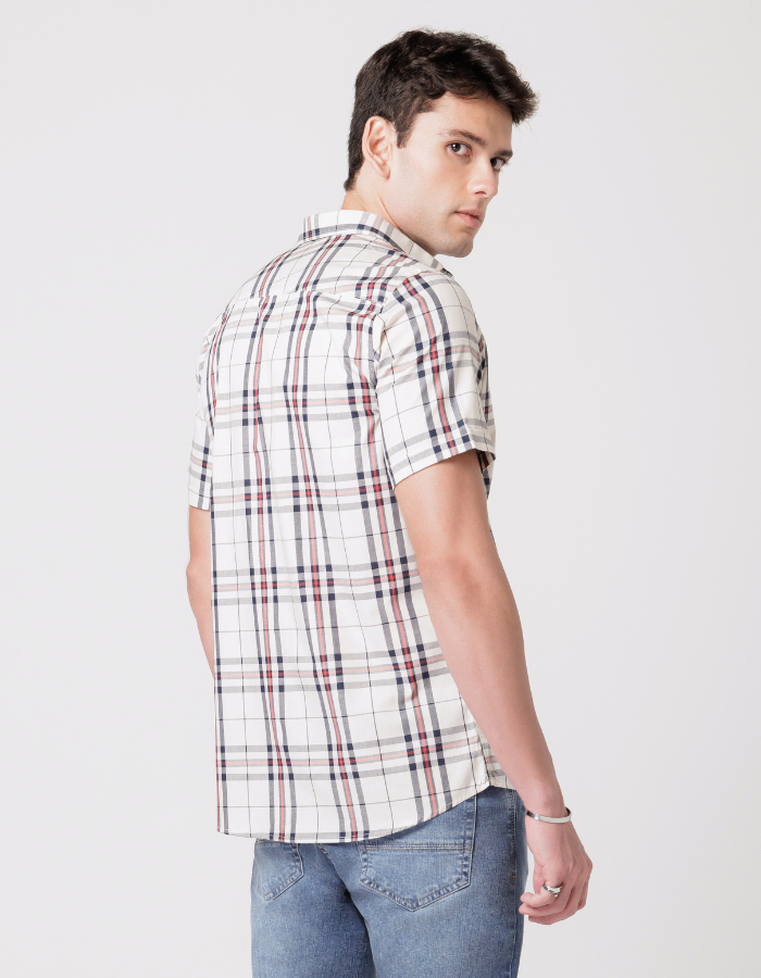 CAMISA MANGA CURTA XADREZ LIA