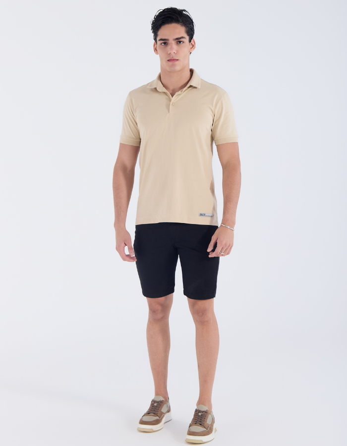 BERMUDA BASIC SARJA BLACK