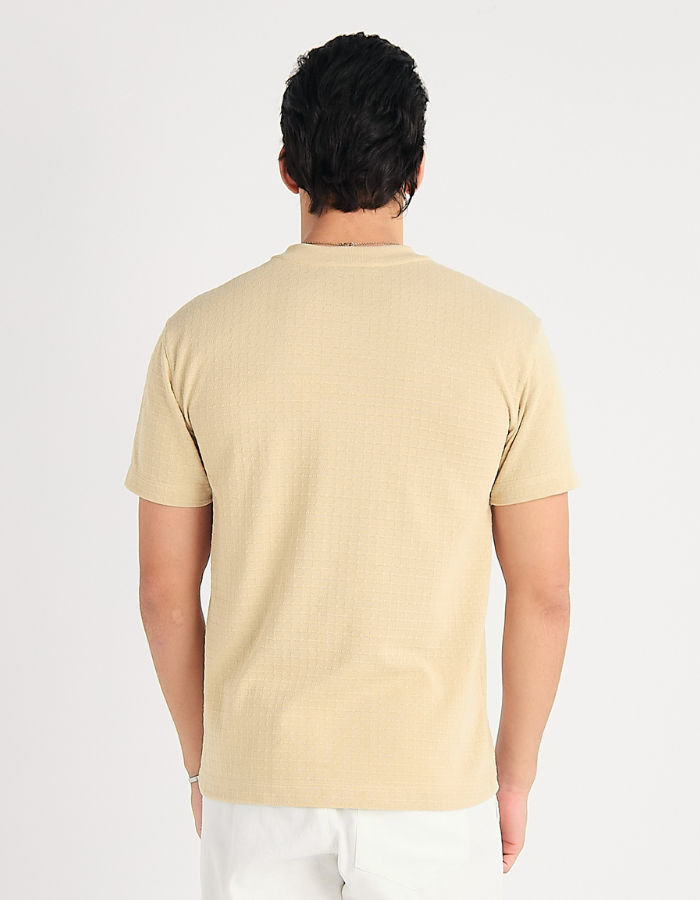 CAMISETA MANGA CURTA TEXTURIZADO BRISEI