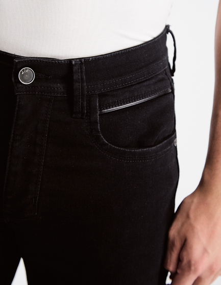 CALÇA JEANS CROPPED MISSY BLACK