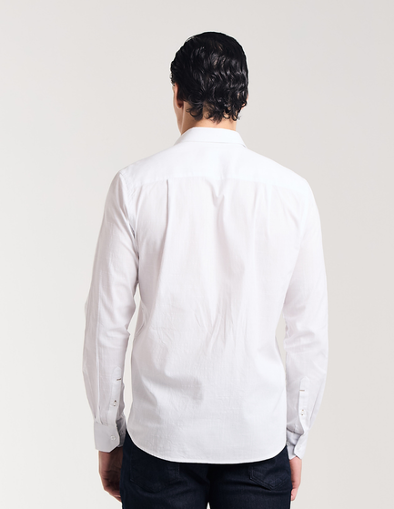 CAMISA MANGA LONGA LISA CACAU STRETCH