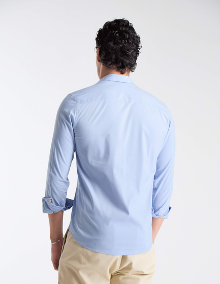 CAMISA MANGA LONGA LISA TRICOLINE OFFICE