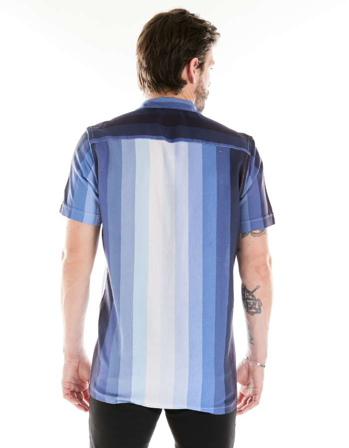 CAMISA DIF M/C LISTRADA