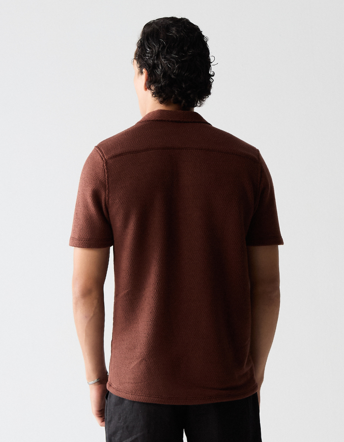 CAMISA MANGA CURTA TRICOT NATIVE