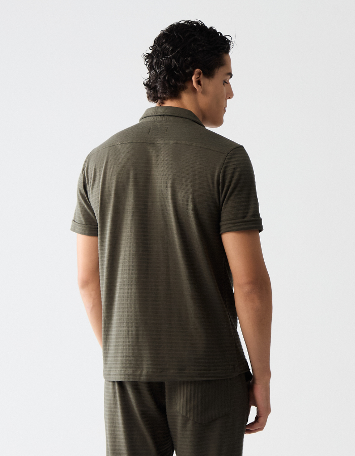 CAMISA MANGA CURTA MALHA LE PORTIER
